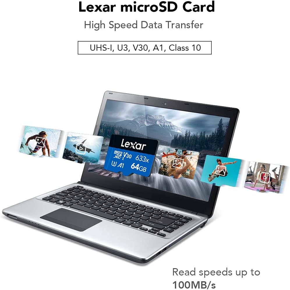LEXAR MICROSDXC BLUE SERIES 64GB C10
