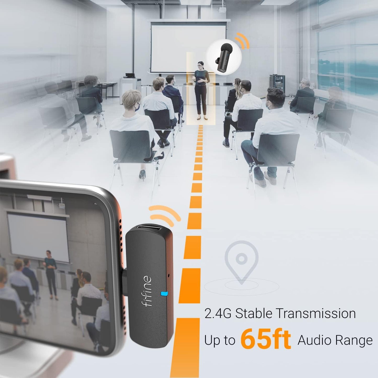 FIFINE M6 WIRELESS MIC