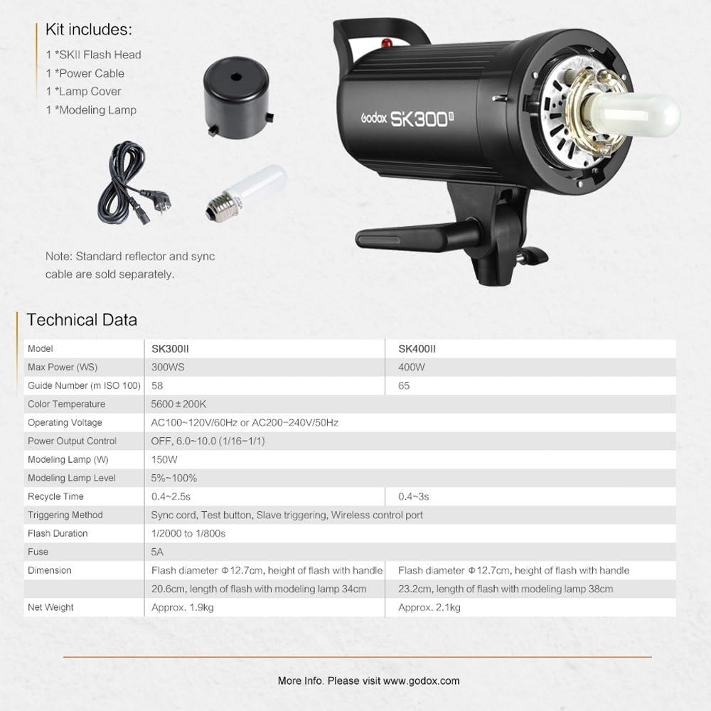 FLASH GODOX SK400II KIT