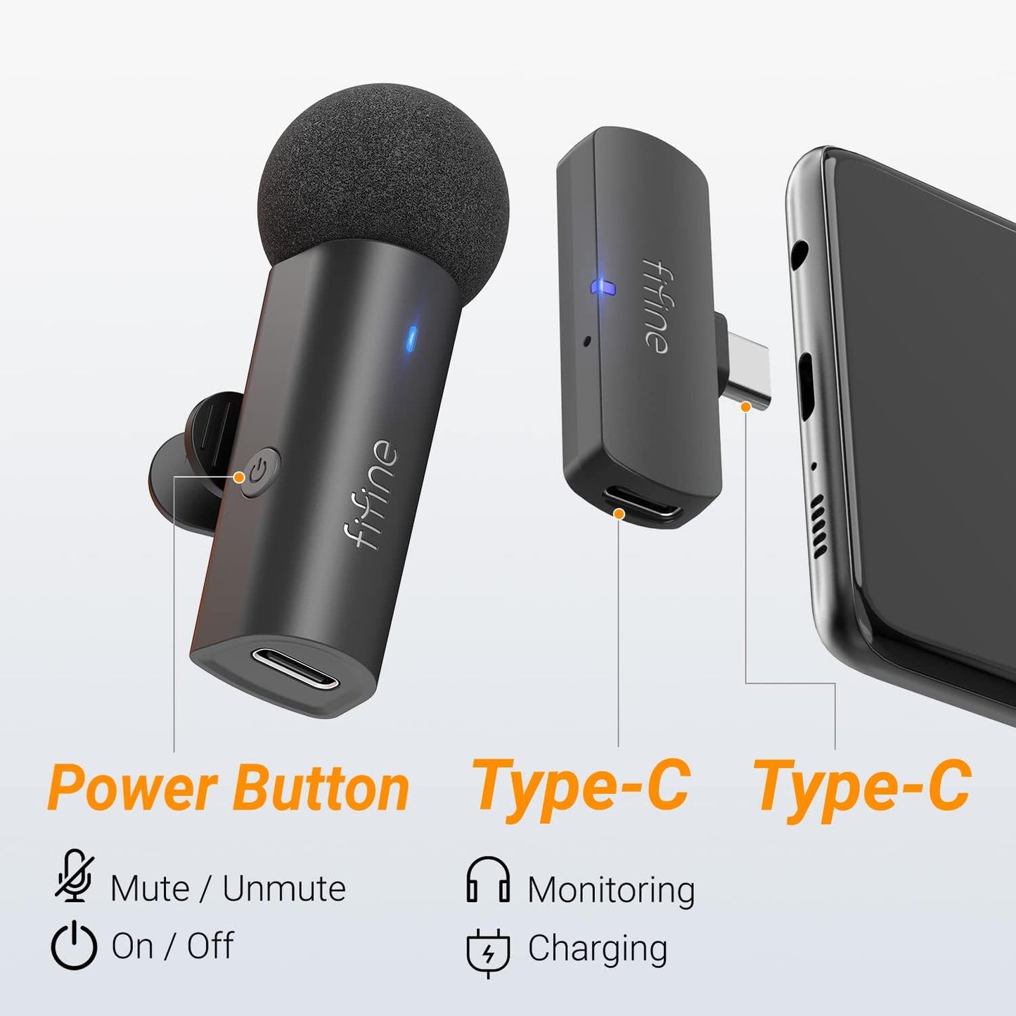 FIFINE M6 WIRELESS MIC