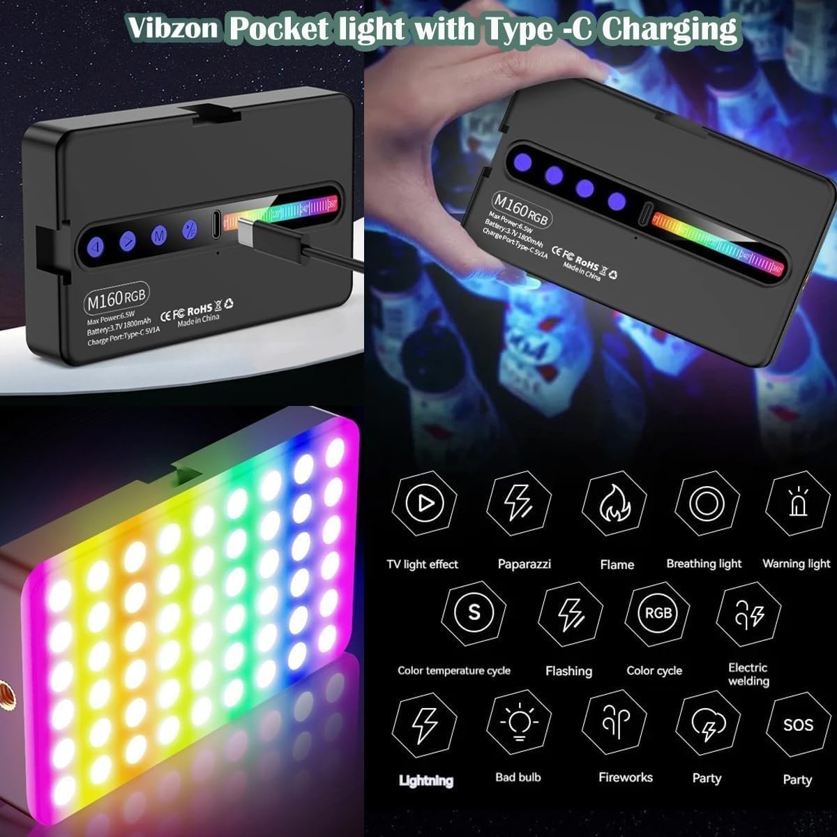M160 RGB PANEL LIGHT LED