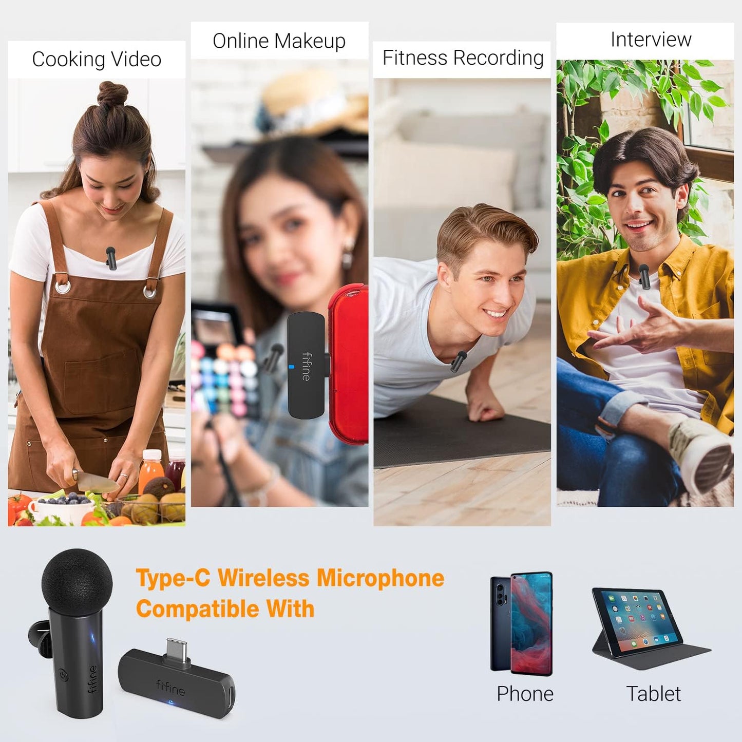FIFINE M6 WIRELESS MIC