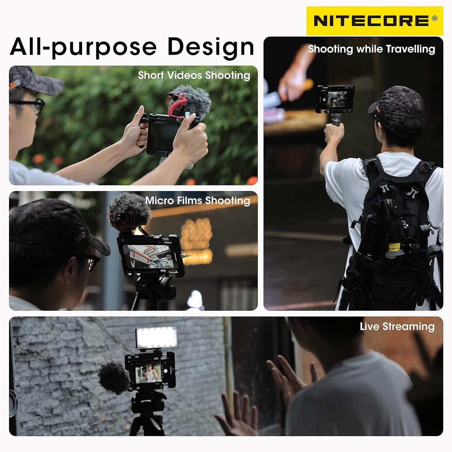 NITECORE NCR10 Smartphone Cinema Rig