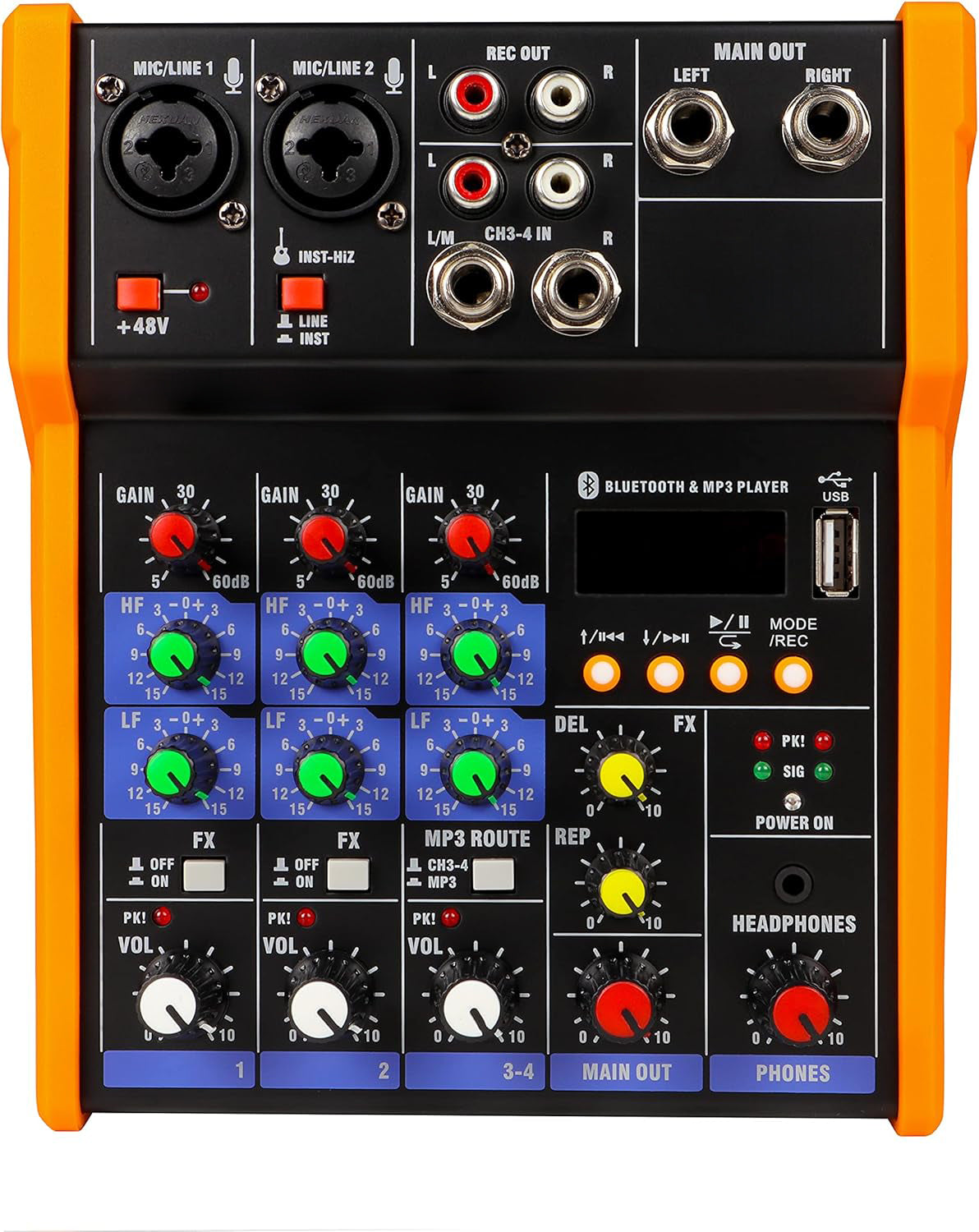 PRO 4-CH MIXING CONSOLE