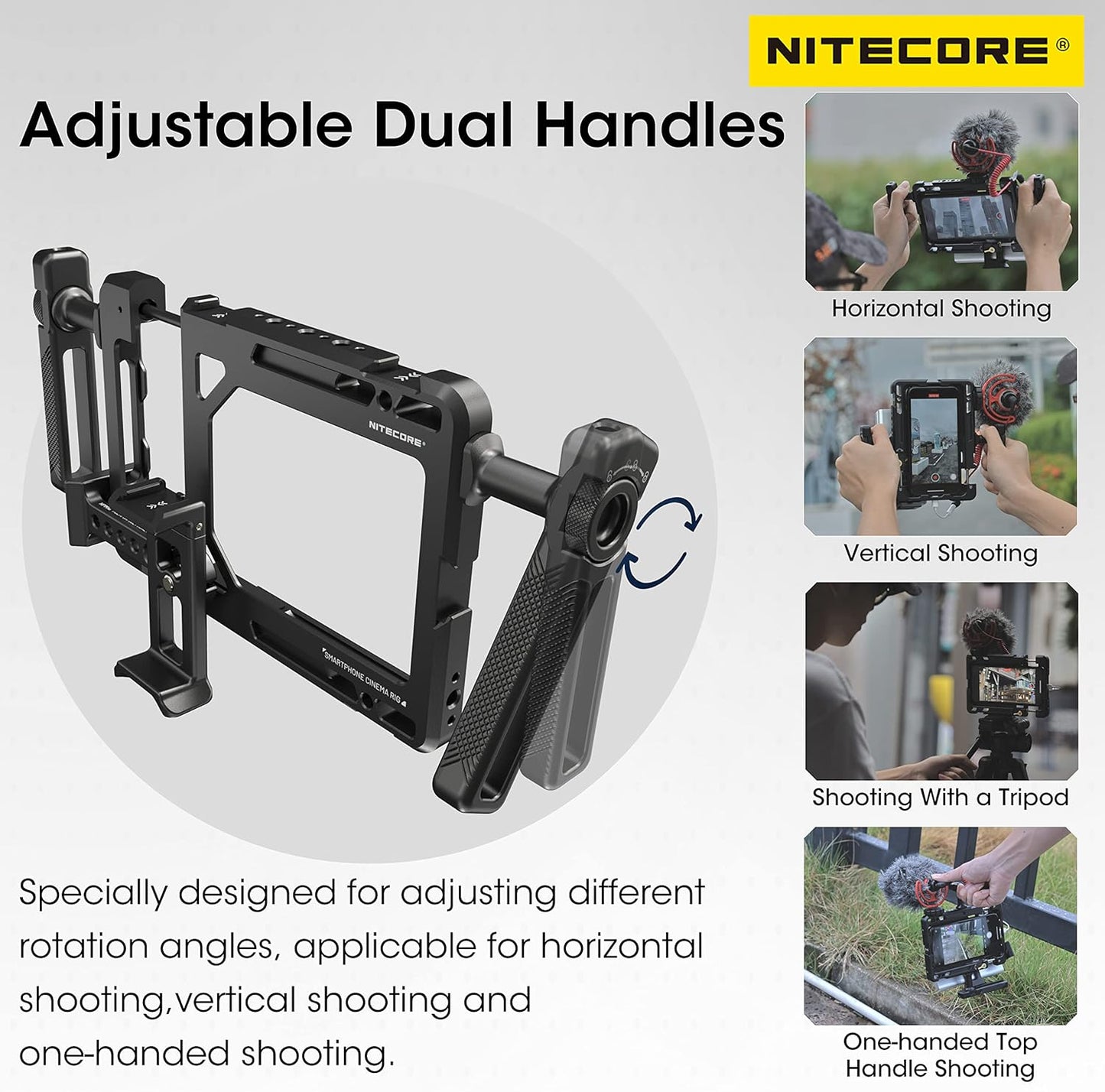 NITECORE NCR10 Smartphone Cinema Rig