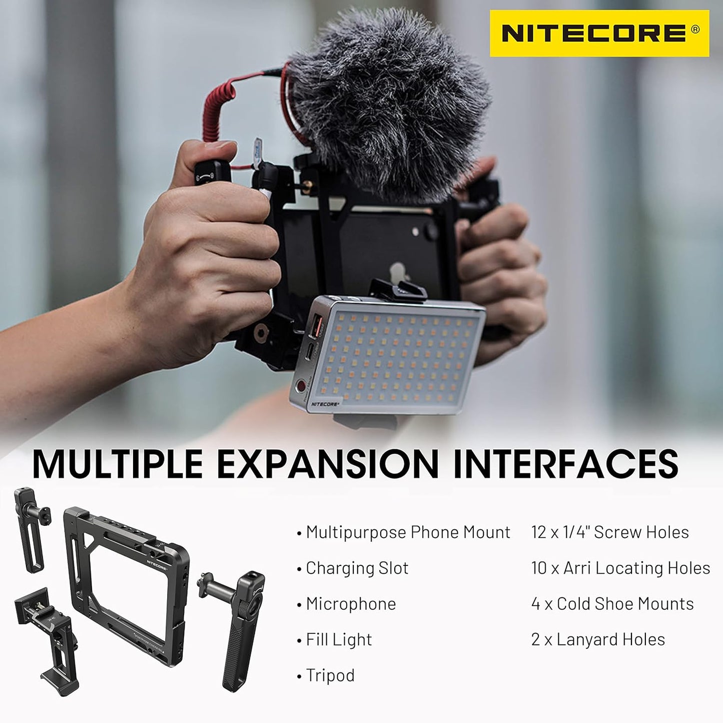 NITECORE NCR10 Smartphone Cinema Rig