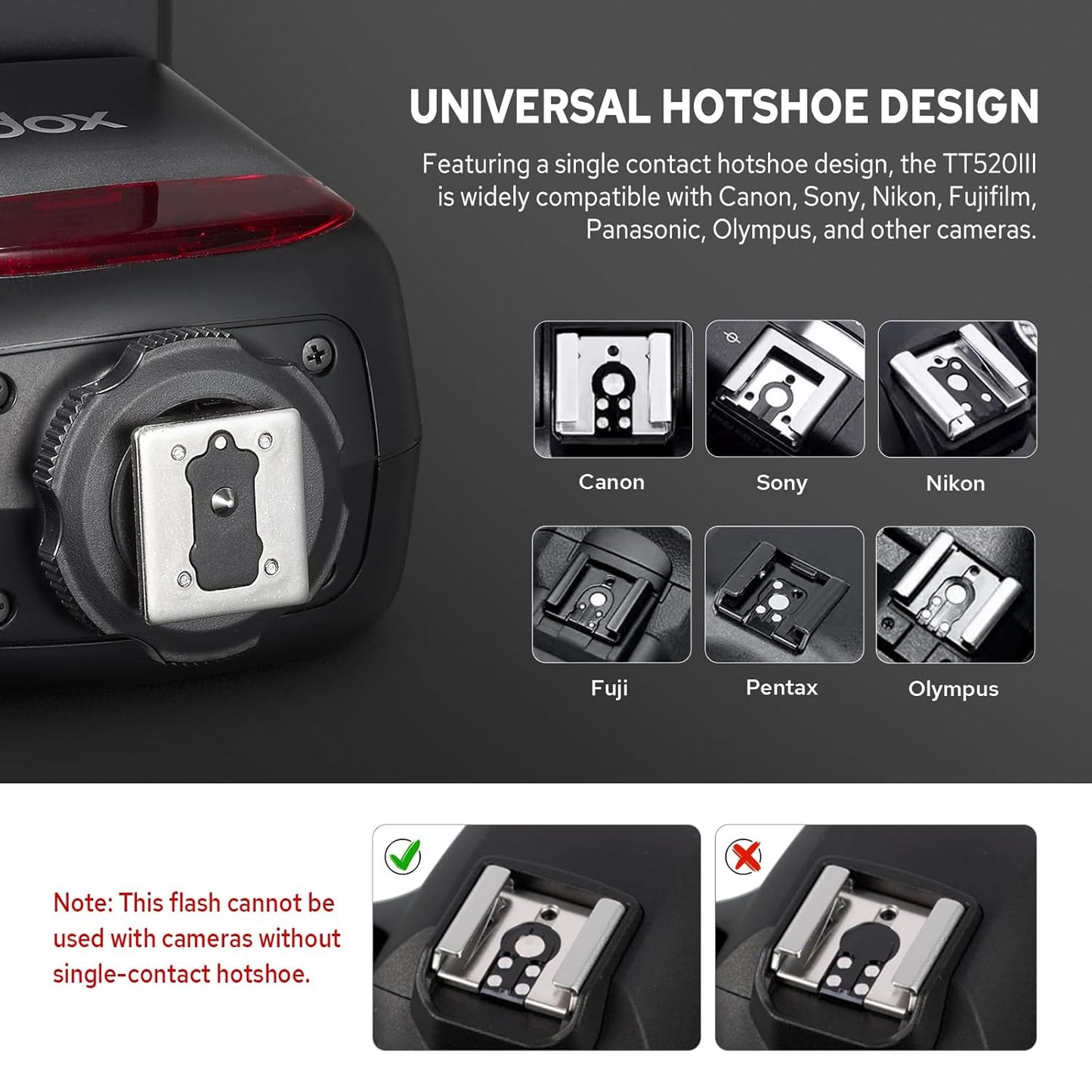 GODOX TT520III FLASH SPEEDLITE