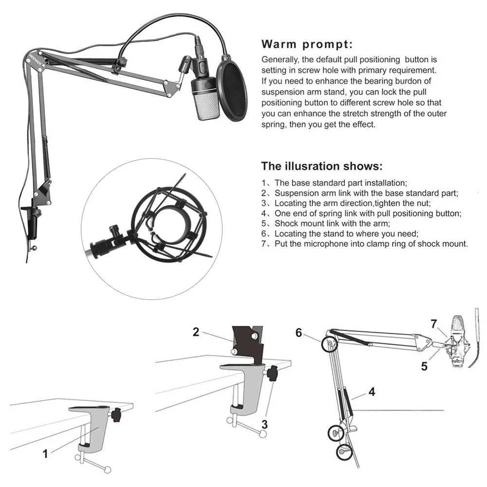 PROFESSIONAL MICROPHONE STAND