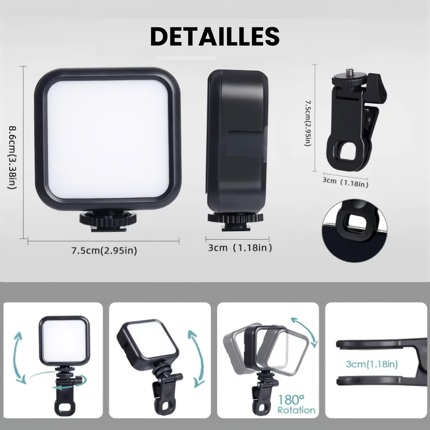 LED POCKET VIDEO LIGHT AY 83
