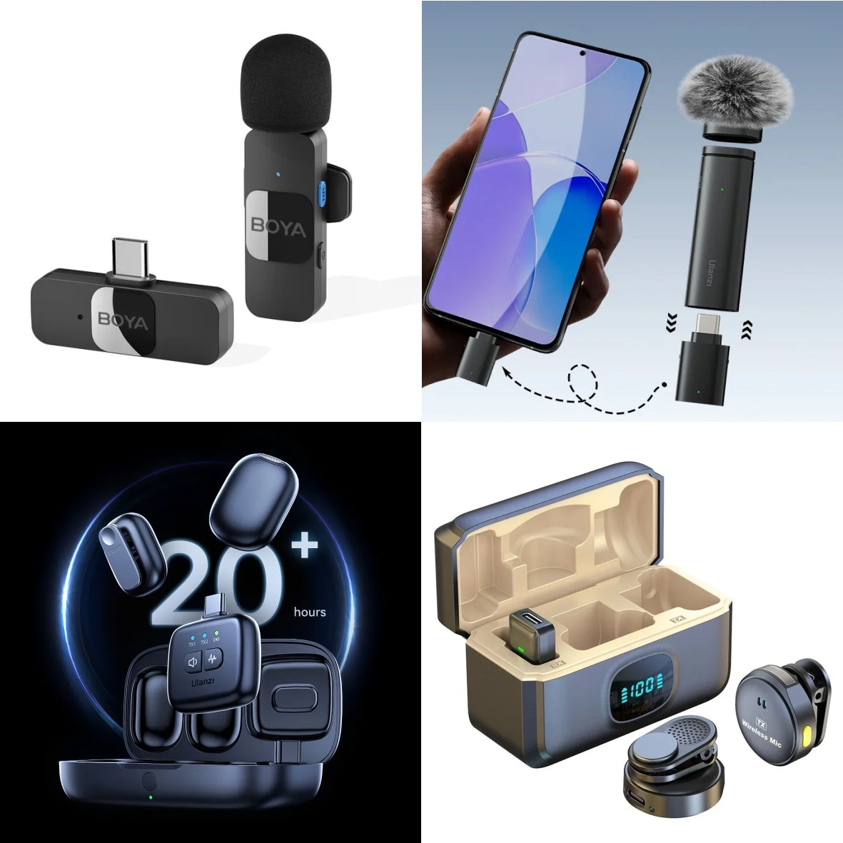 Type-c Wireless Microphones