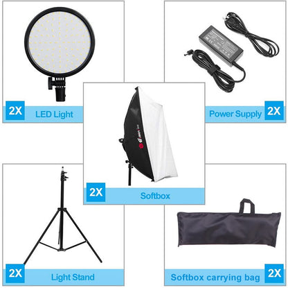 Softbox LED EIRMAI YD601 48W Bi color