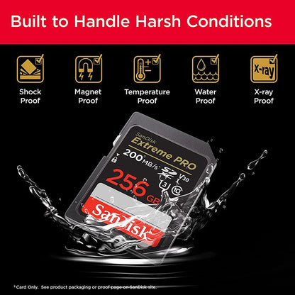 SD CARD 256GB SANDISK EXTREME PRO C10