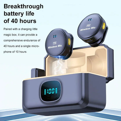 WIRELESS Q8 LAPEL MICROPHONE