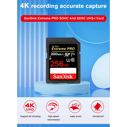 SD CARD 256GB SANDISK EXTREME PRO C10
