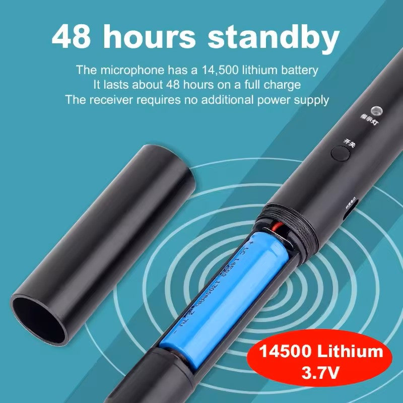 3 IN 1 WIRELESS INTERVIEW MIC