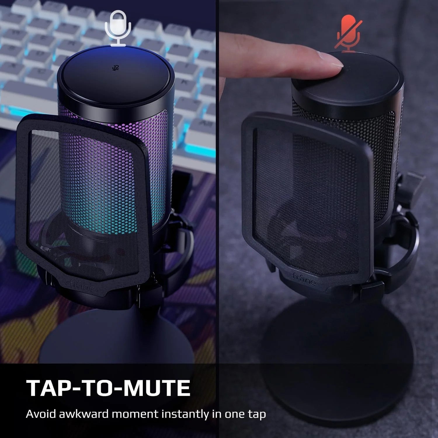 FIFINE WA6NEO USB RGB MIC