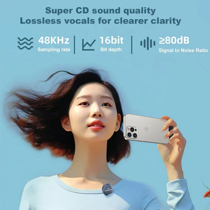 WIRELESS Q8 LAPEL MICROPHONE