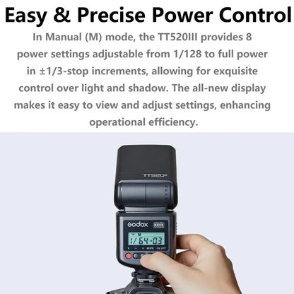 GODOX TT520III FLASH SPEEDLITE