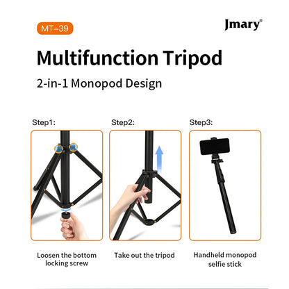 Jmary MT-39 Portable Tripod & Selfie Stick
