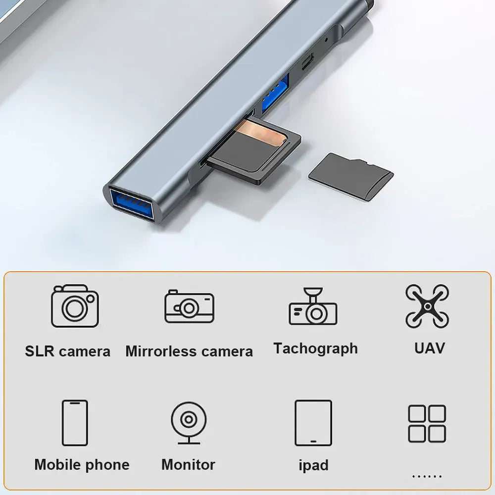 5 IN 1 USB ADAPTER