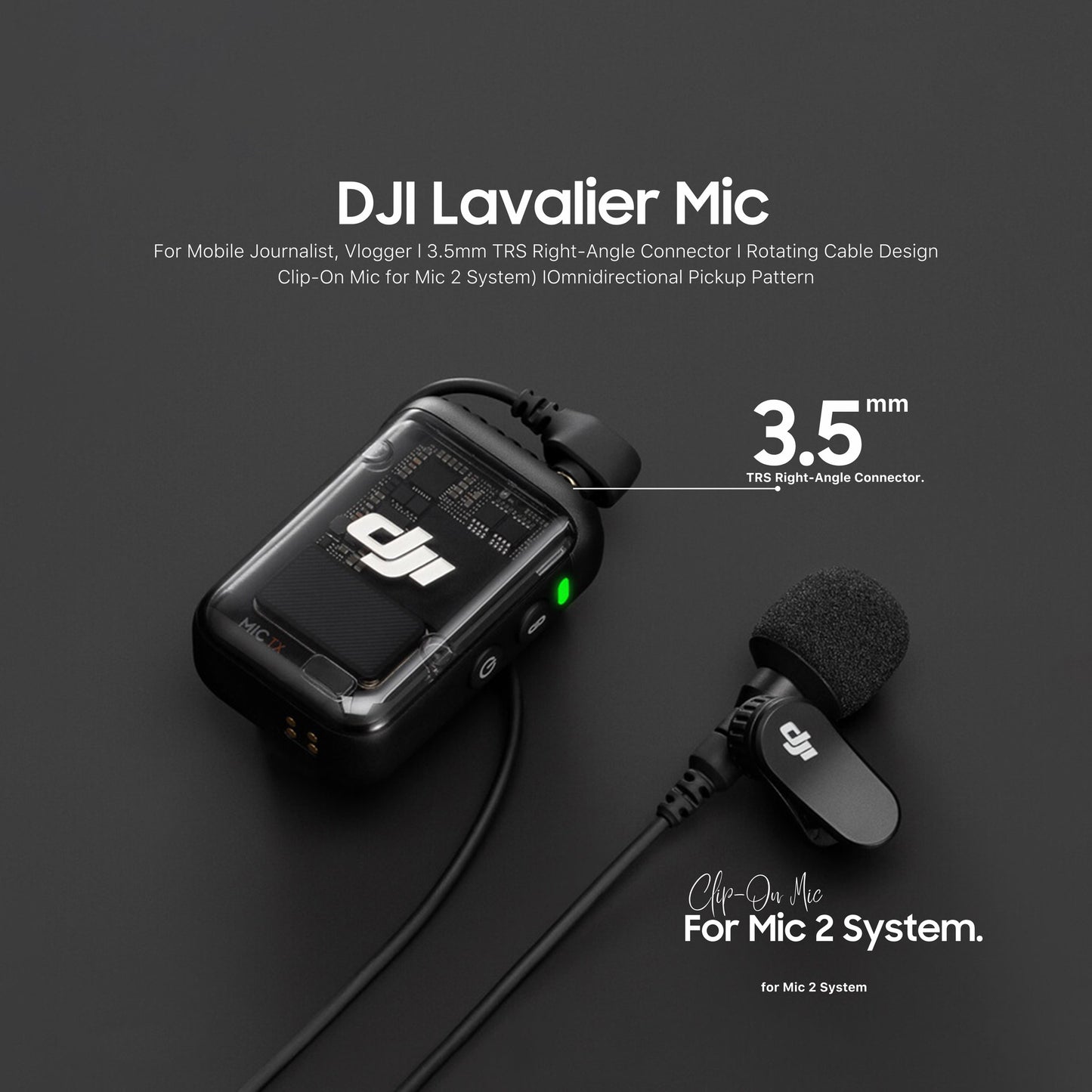 DJI LAVALIER MIC