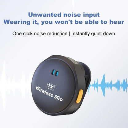 WIRELESS Q8 LAPEL MICROPHONE
