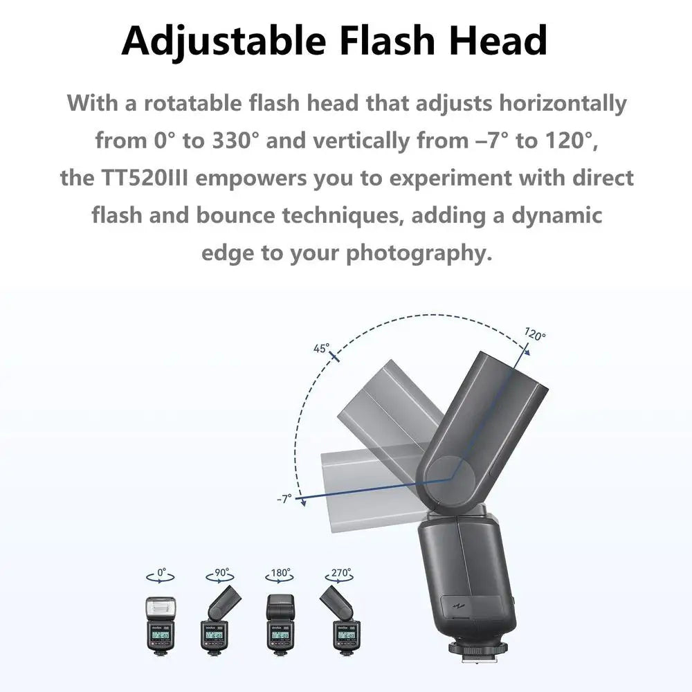 GODOX TT520III FLASH SPEEDLITE