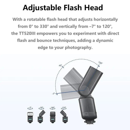 GODOX TT520III FLASH SPEEDLITE