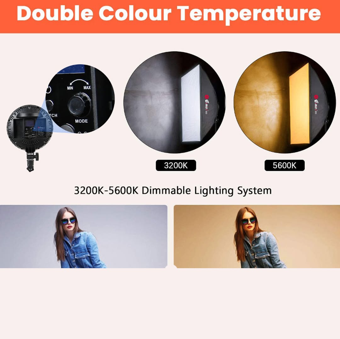 Softbox LED EIRMAI YD601 48W Bi color