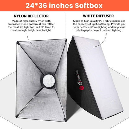 Softbox LED EIRMAI YD601 48W Bi color