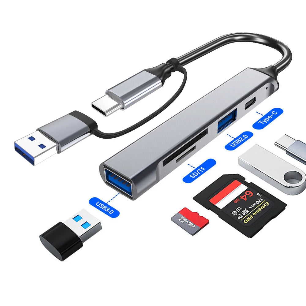 5 IN 1 USB ADAPTER