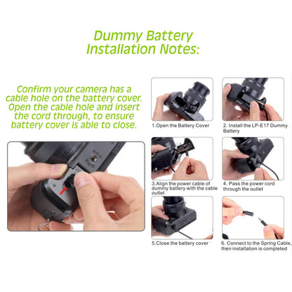 DR E17 DC Coupler LP E17 Dummy Battery