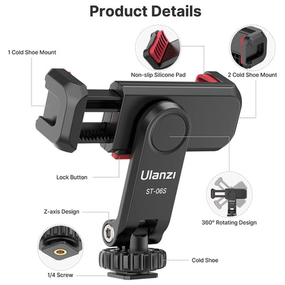 ULANZI ST 06S PHONE TRIPOD MOUNT
