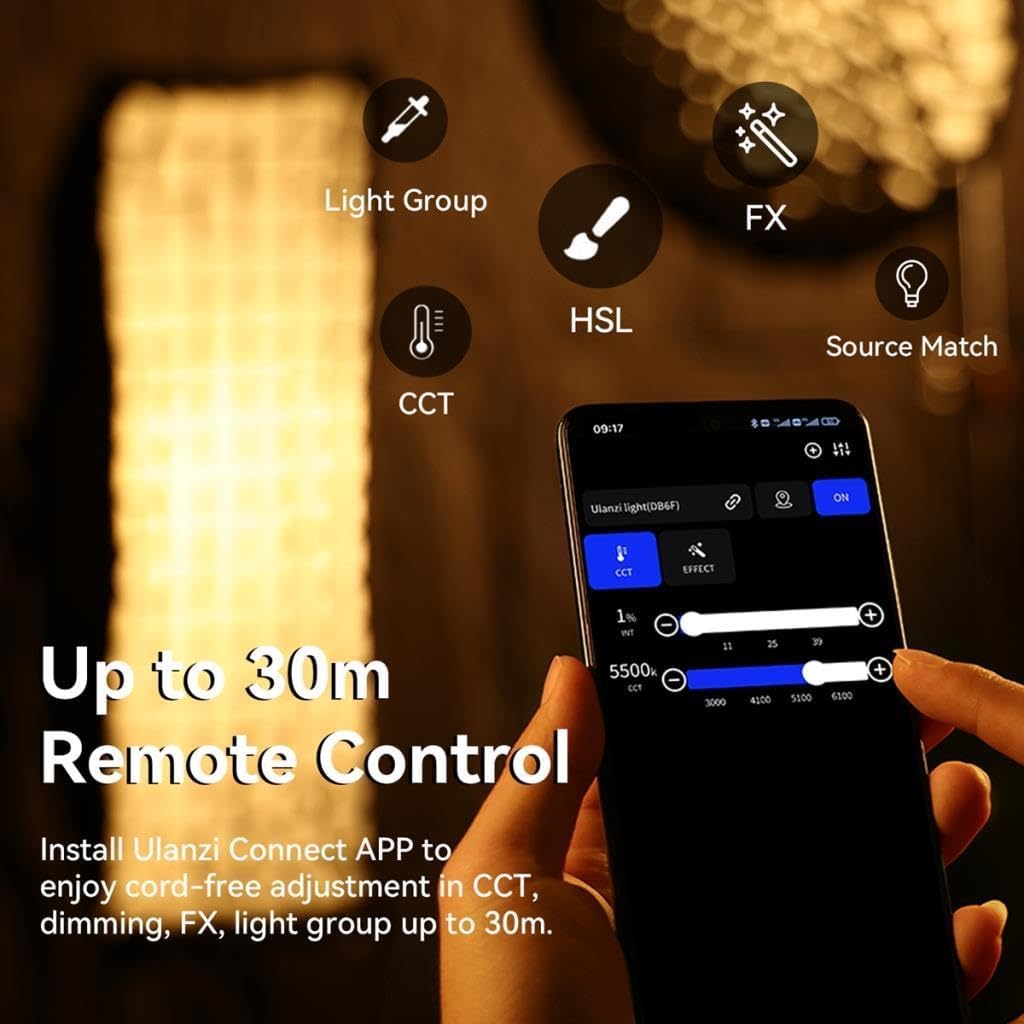 ULANZI VL-120C V-MOUNT RGB LIGHT