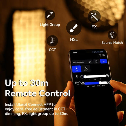 ULANZI VL-120C V-MOUNT RGB LIGHT