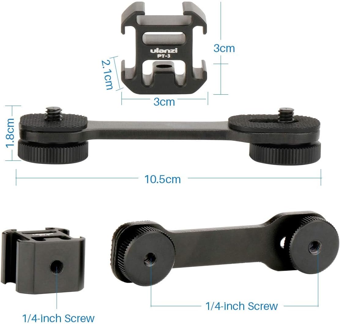 PT-3 Triple Cold Shoe Mount Adapter
