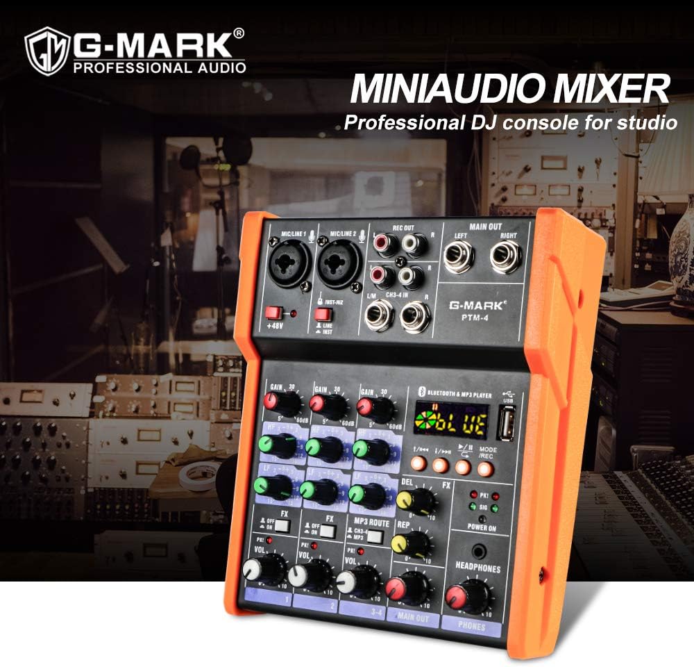 PRO 4-CH MIXING CONSOLE
