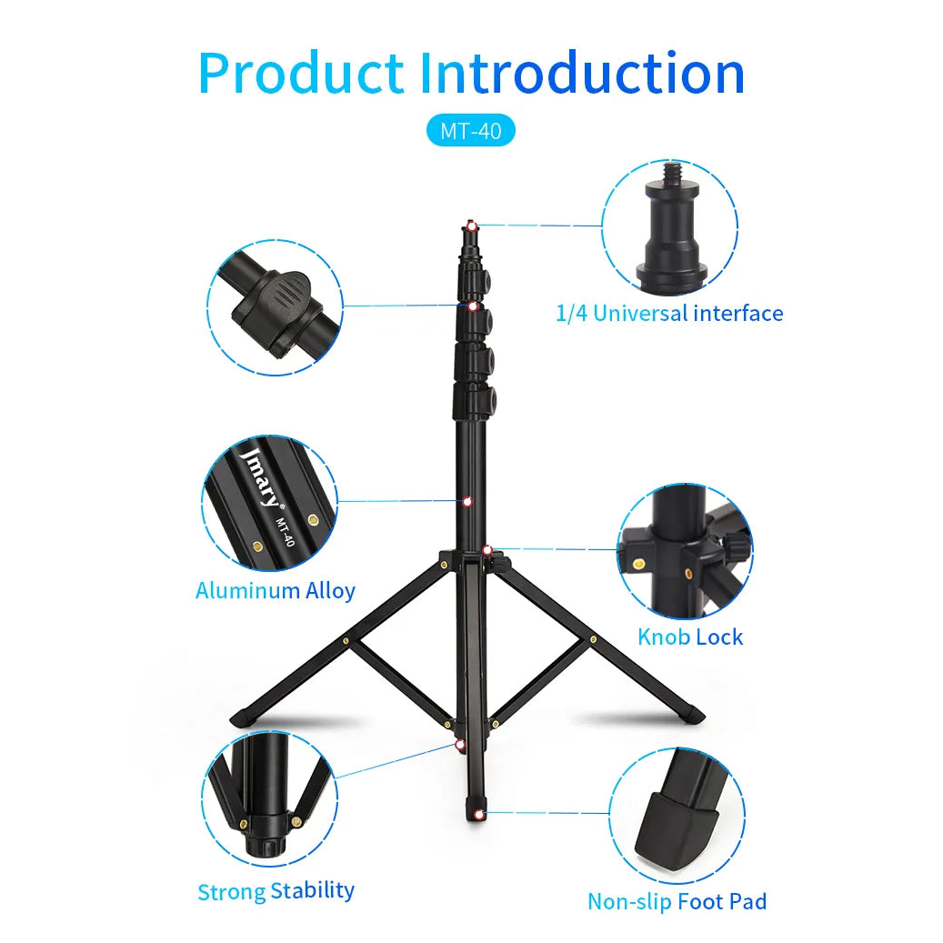 Jmary MT-40 Portable Tripod & Selfie Stick