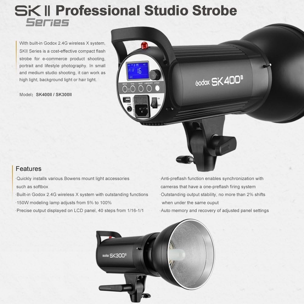FLASH GODOX SK400II KIT