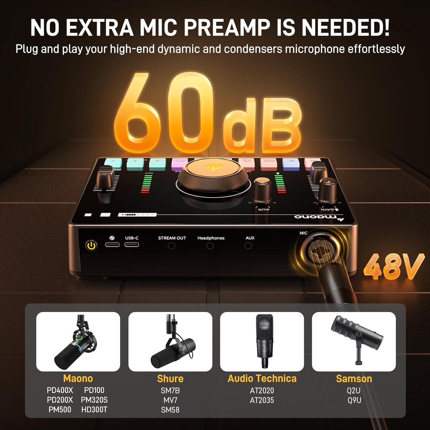 MAONO Caster C2 Nec Sound Card