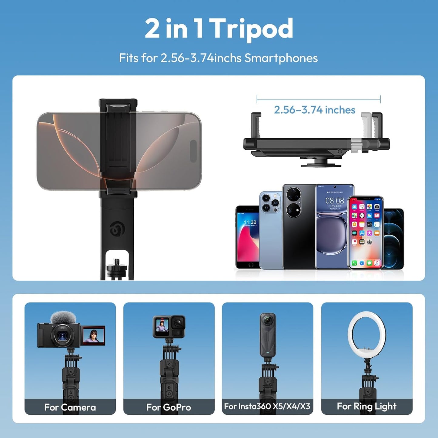 ULANZI TT-23 TRACKING STICK TRIPOD