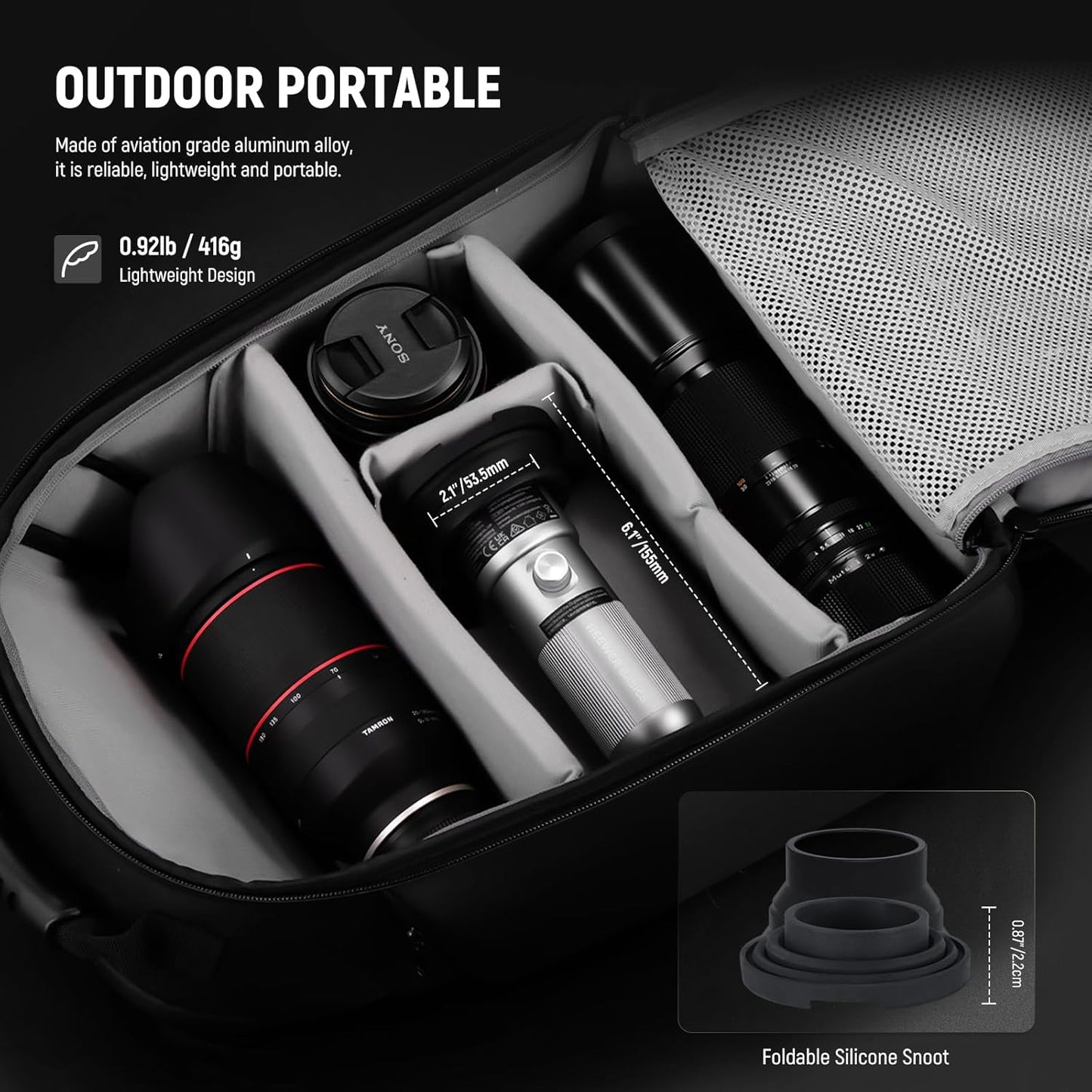 NEEWER Fl10 Portable Photography Flashlight