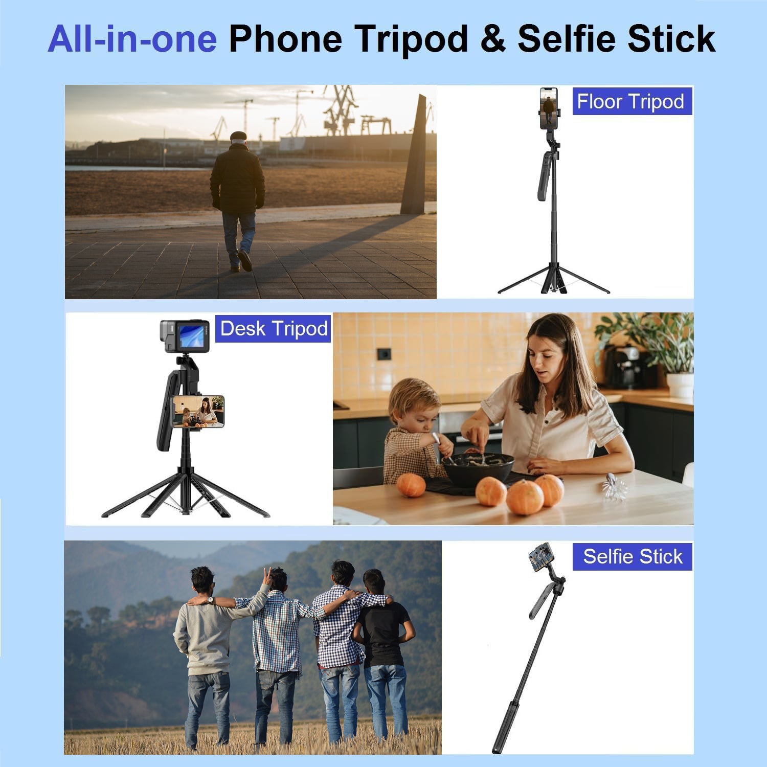 SELFIE STICK TRIPOD C12
