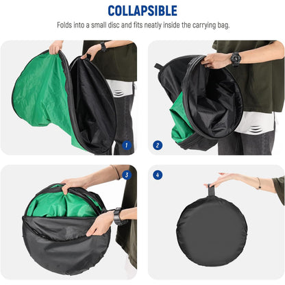 7 IN 1 REFLECTOR & GREEN SCREEN 110 cm