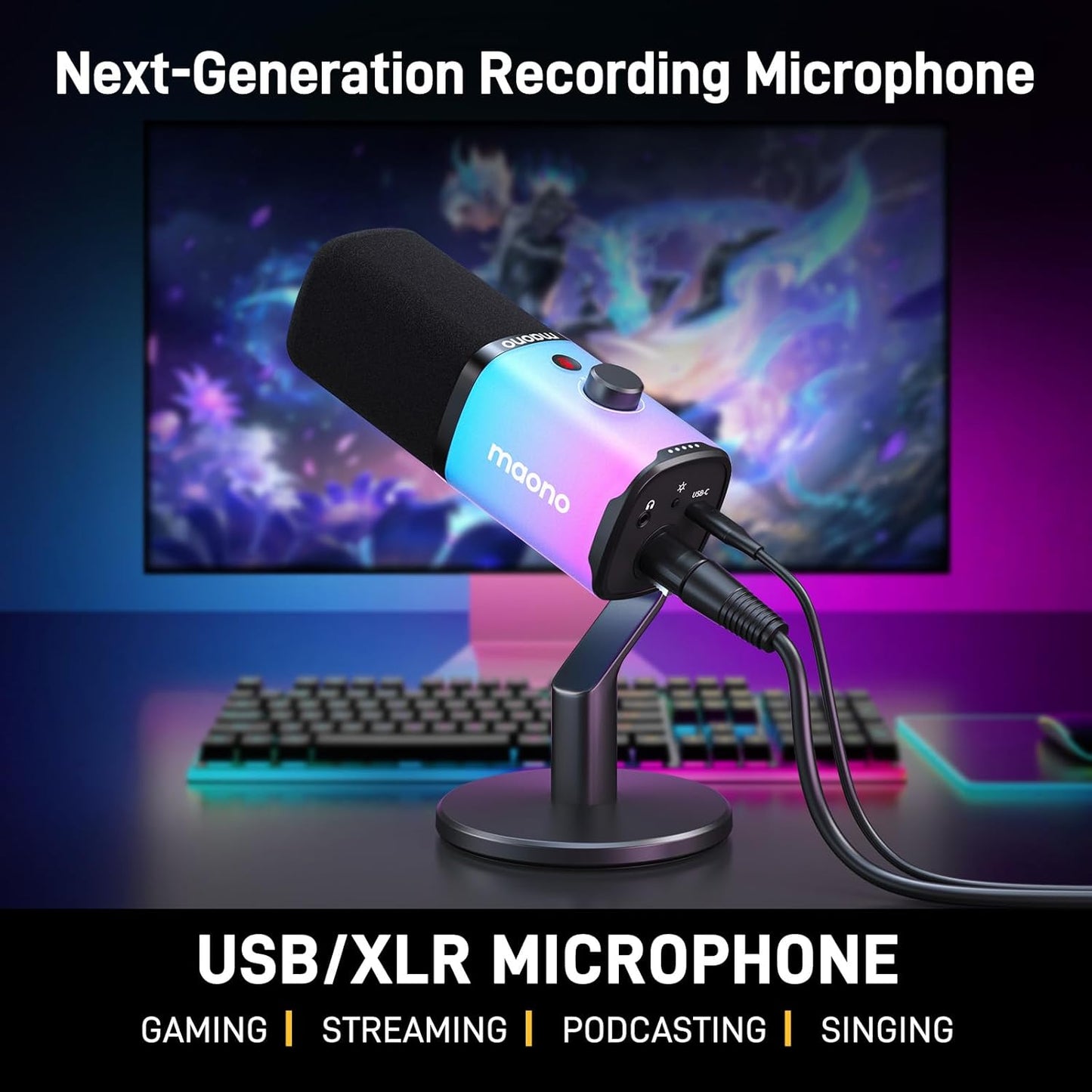 MAONO USB XLR DYNAMIC MIC PD100X