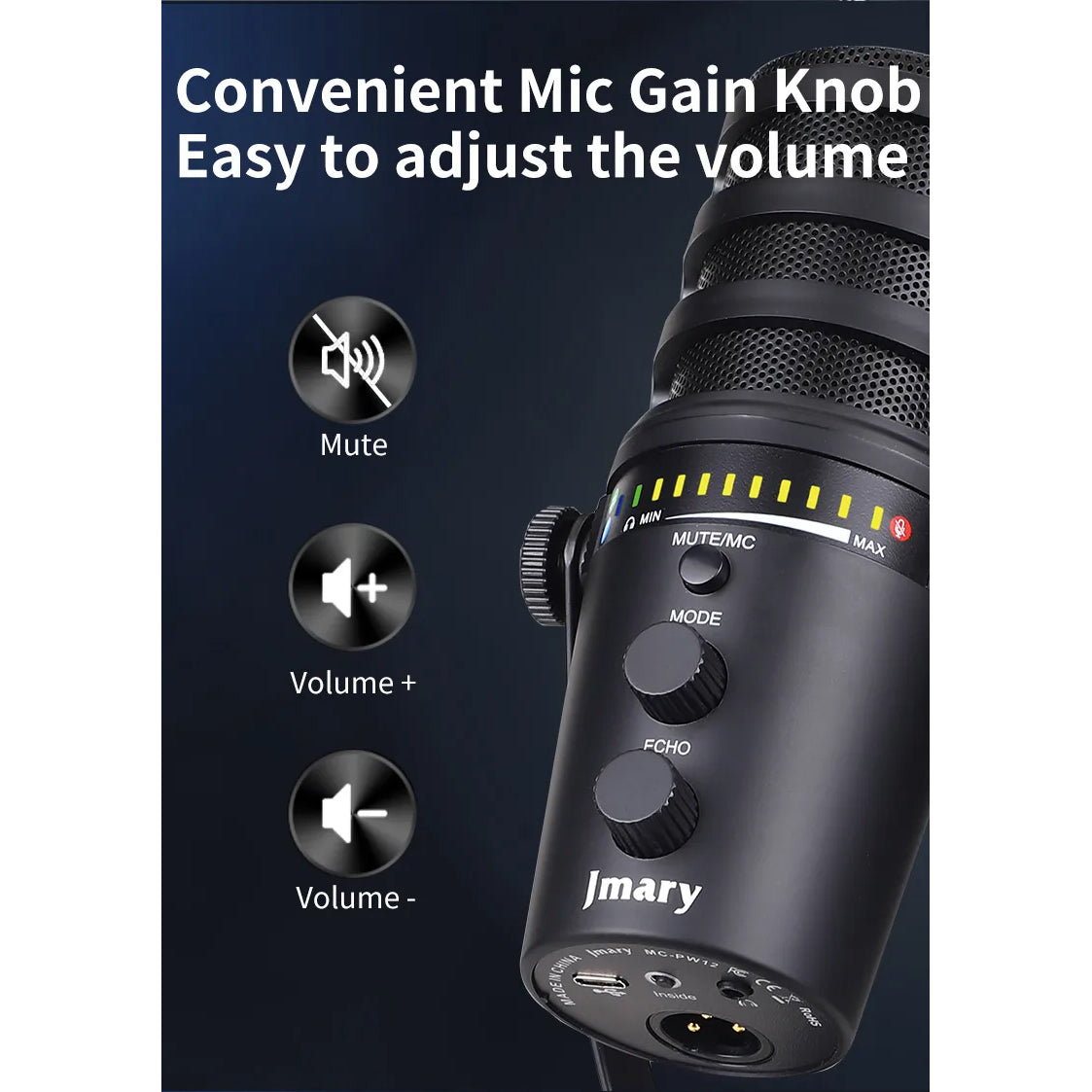 JMARY MC-PW12 CONDENSER MIC