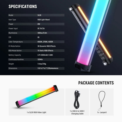 NEEWER SL 30 RGB LED LIGHT