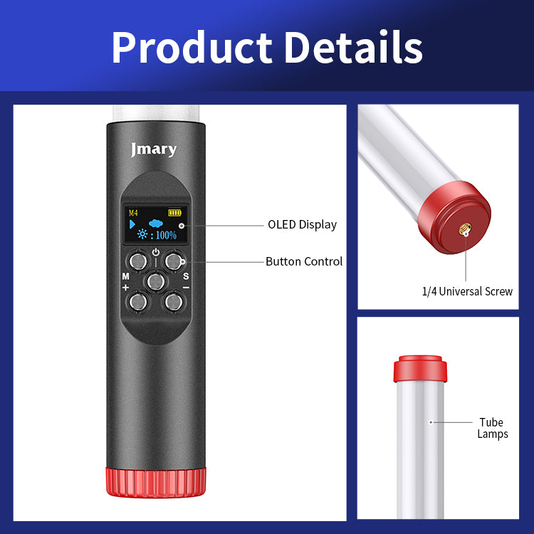JMARY FM 128 RGB LED LIGHT