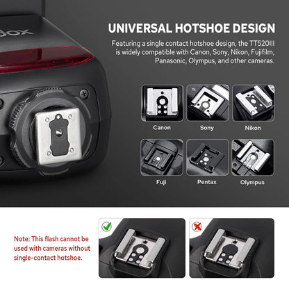 GODOX TT520III FLASH SPEEDLITE