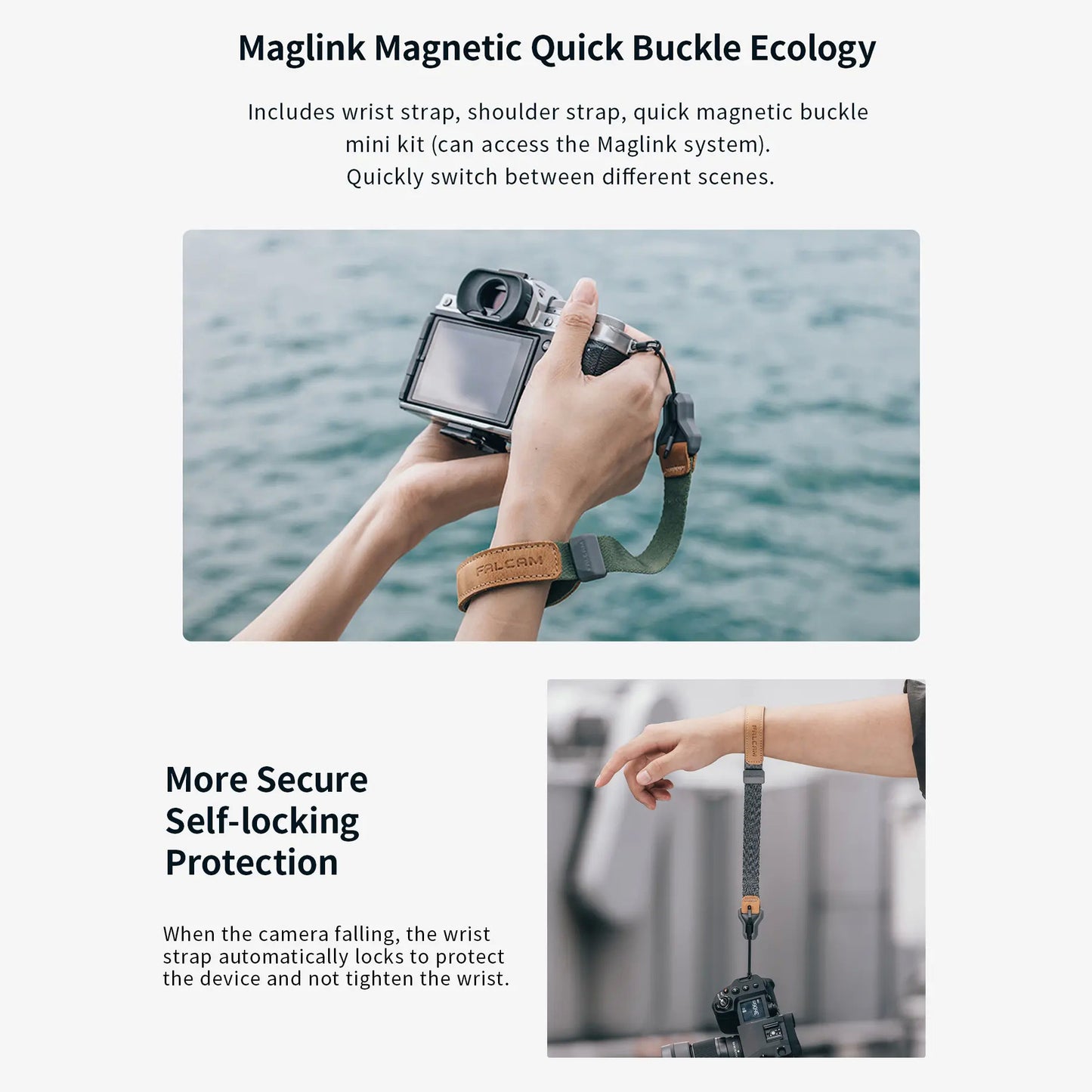 FALCAM Maglink Magnetic Wrist Strap